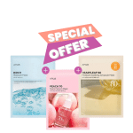 1+1+1 Anua sheet mask COMBO Heartleaf, Peach and Birch