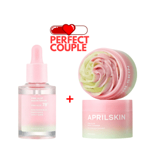 Perfect Couple! Pink Aloe Mucin Serum 30ml + Pink Aloe Pack Cleanser