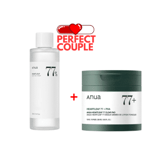 Perfect Couple! Anua Heartleaf 77% Soothing Toner + Pad