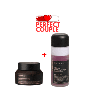 Perfect Couple! Idebenone + Blackberry complex intensive total care cream +  Blackberry Complex Cream Essence