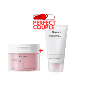 Perfect Couple! Collagen Gel Toner Pads + Collagen Mask To Foam Cleanser
