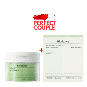 Perfect Couple! Sea Kelp Gel Toner Pad 60ea + Refreshing Sea Kelp Real Deep Mask 1Box