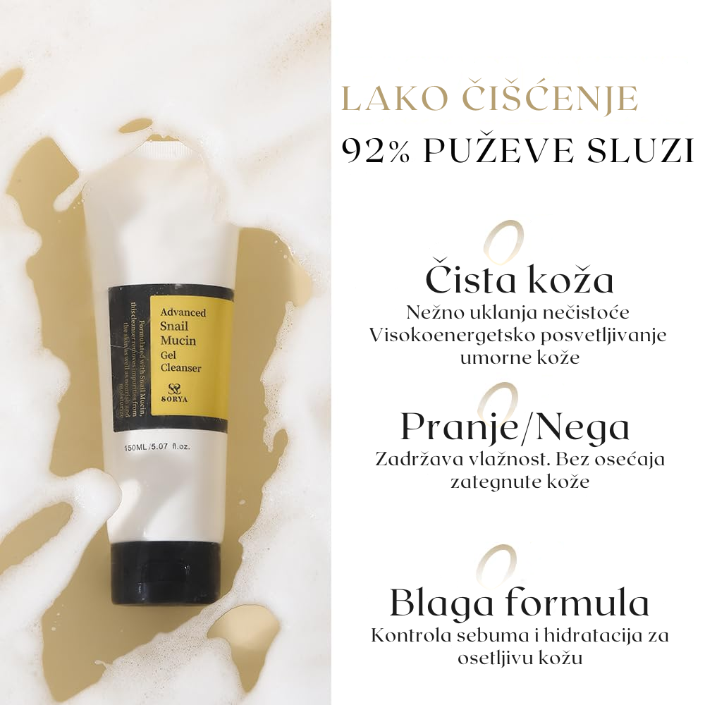 COSRXAdvanced Snail Mucin Power Gel Cleanser 50ml-6