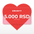 5.000 RSD