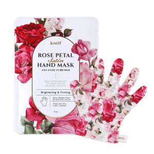 Rose Petal Satin Hand Mask 1pair