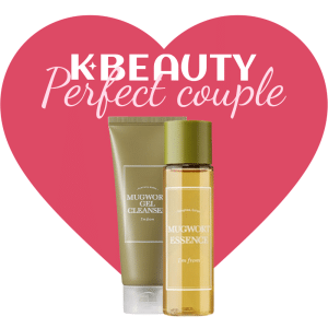Perfect Couple! Mugwort Essence 30ml + Mugwort Gel Cleanser 150ml