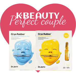 Perfect Couple! Cryo Rubber with Moisturizing Hyaluronic Acid + Cryo Rubber with Soothing Brightening Vitamin C