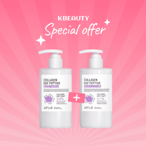 1+1 Collagen Egf Peptide Body Lotion 300ml & Collagen Egf Peptide Body Wash 300ml